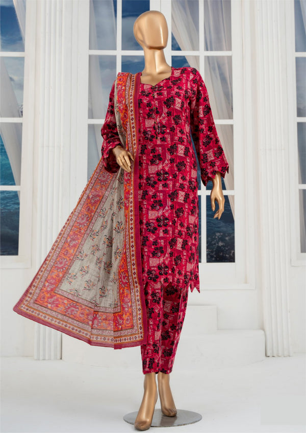 3 Piece – Allover Khaddar Suit.