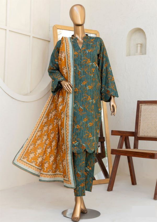 3 Piece – Allover Khaddar Suit.