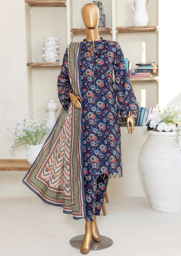 3 Piece – Allover Khaddar Suit.