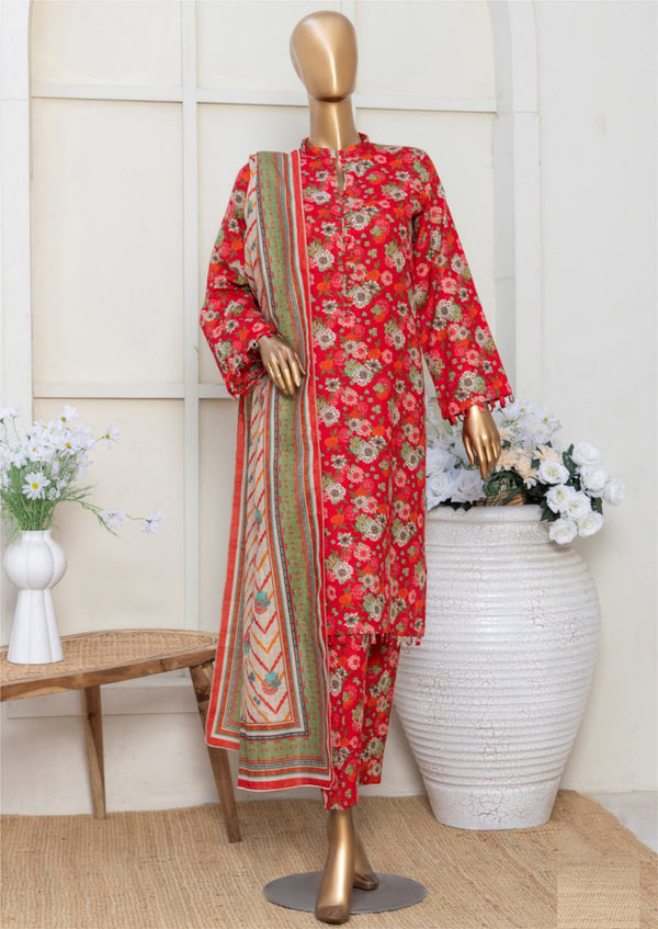 3 Piece – Allover Khaddar Suit.