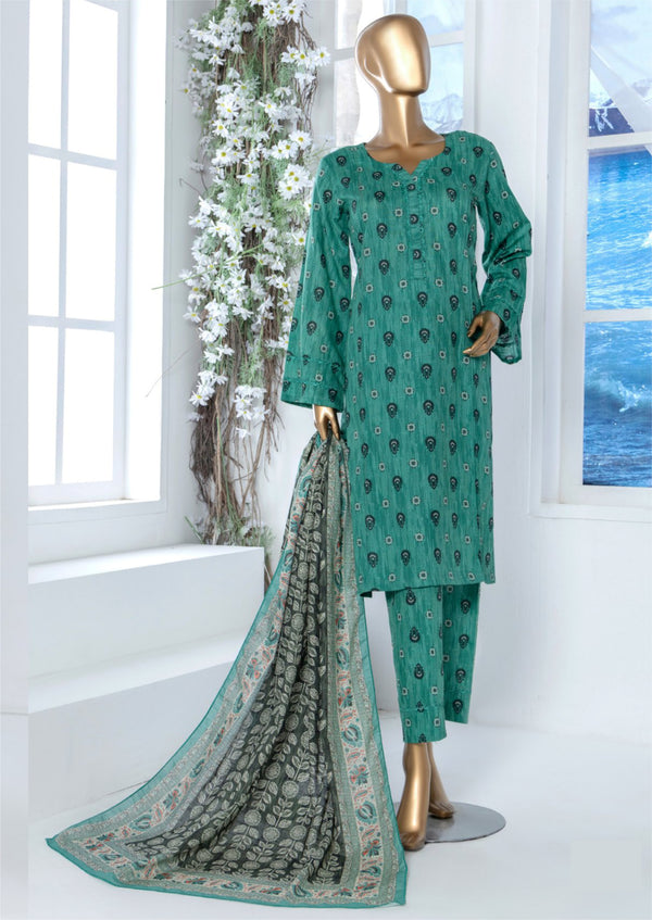 3 Piece – Allover Khaddar Suit.