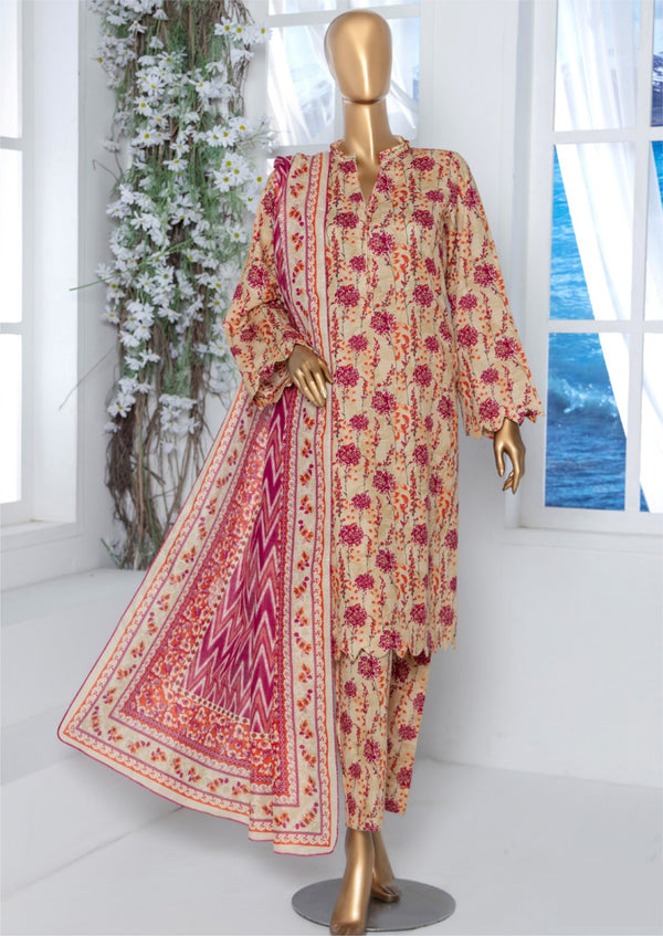 3 Piece – Allover Khaddar Suit.