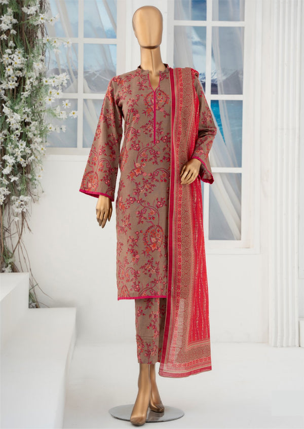 3 Piece – Allover Khaddar Suit.