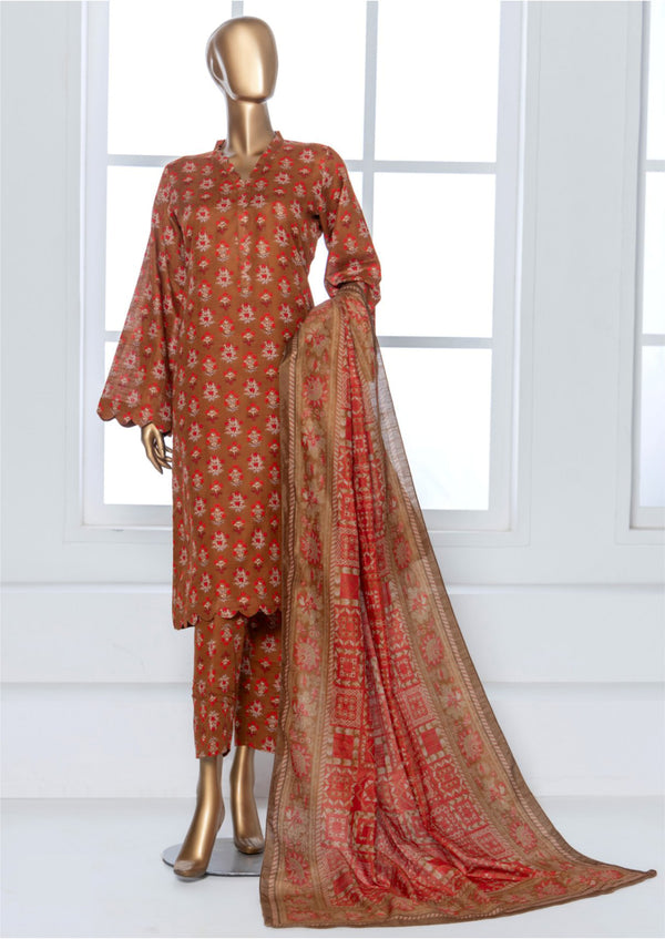 3 Piece – Allover Khaddar Suit.